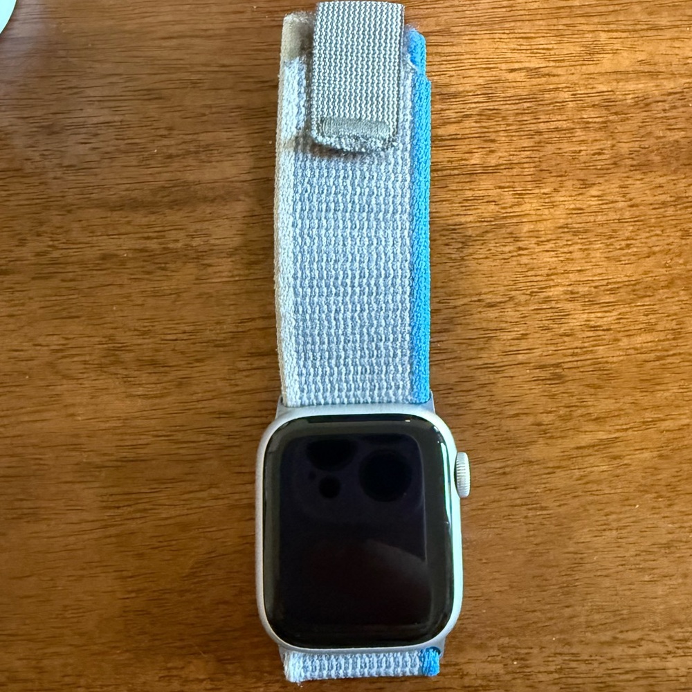 Apple Watch Series 9 -GPS/Cellular with Blue and Gray Band